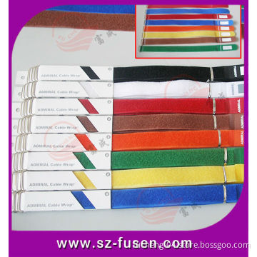 Retail Packing 6 Inch Reusable Hook Loop Velcro Cable Tie